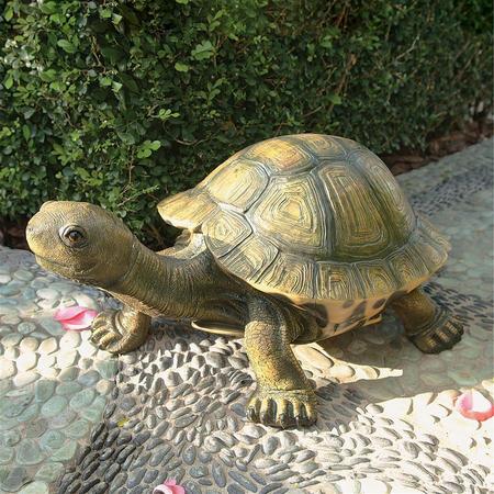 DESIGN TOSCANO The Tranquil Tortoise Garden Sculpture: Large KY16867